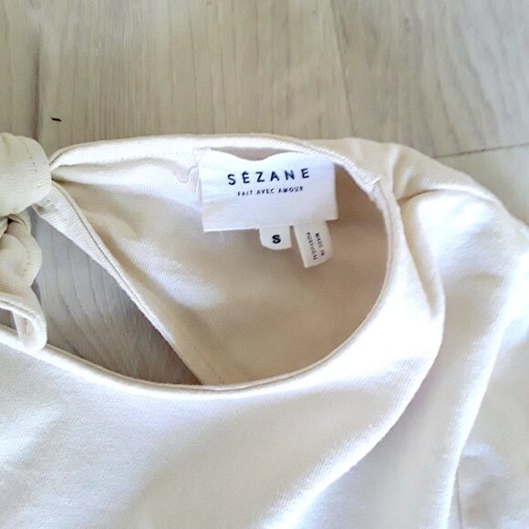 Sezane Oscar stripe blouse shirt Small - Picture 5 of 6